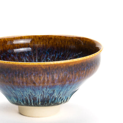 ぐい呑　流星2B　和泉良法 - Handcrafted Japanese pottery from Kyoto - Kyo ware / Kiyomizu ware.