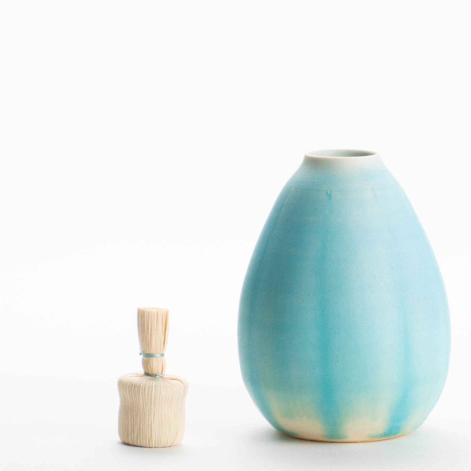 【清水焼】振出　碧釉　竹村陽太郎 KOTOPOTTER